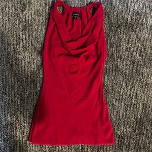 Bebe halter top, hot pink size xs